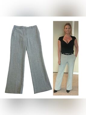 Anne Klein gray suit trouser pants Sz 6